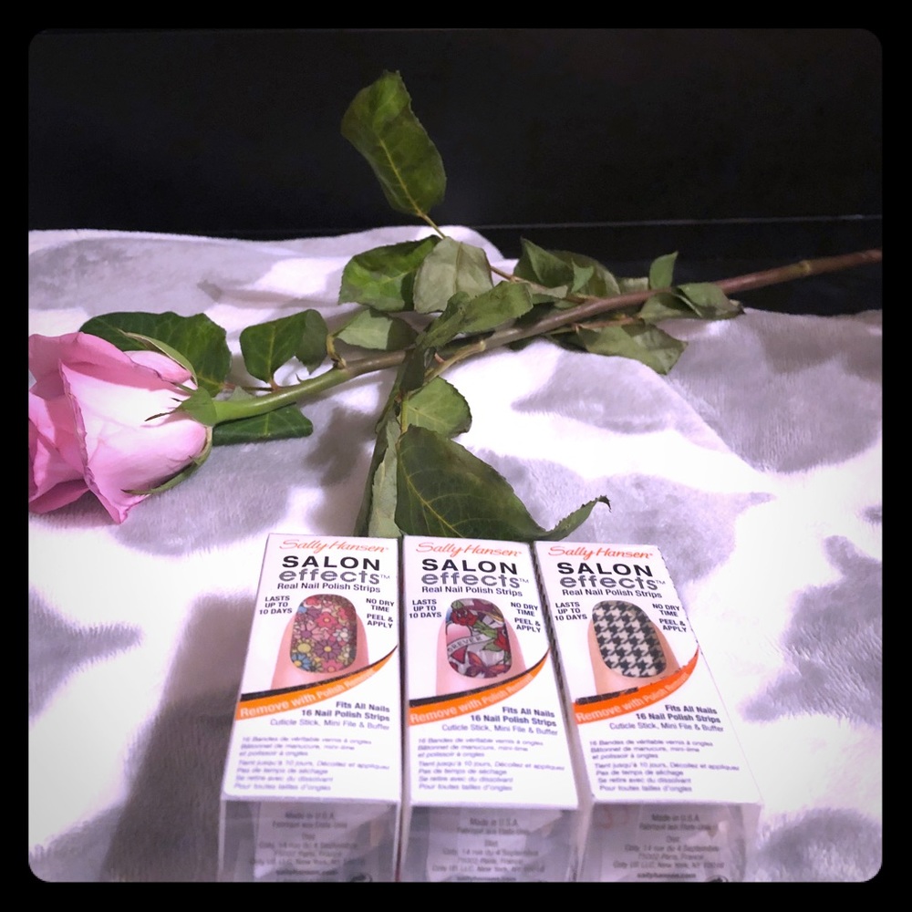 Sally Hansen salon real nail polish strips